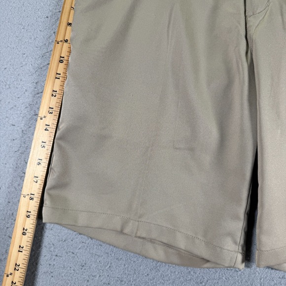 Adidas Climalite Chino Shorts Mens 32 Khaki Golf Active Lightweight Sportswear - Picture 12 of 14